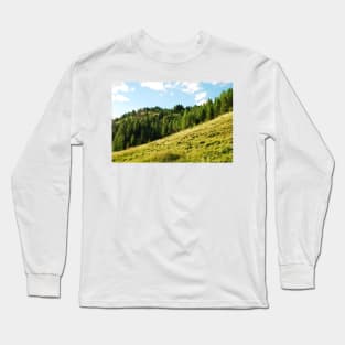 Scenery on Sella di Rioda Long Sleeve T-Shirt